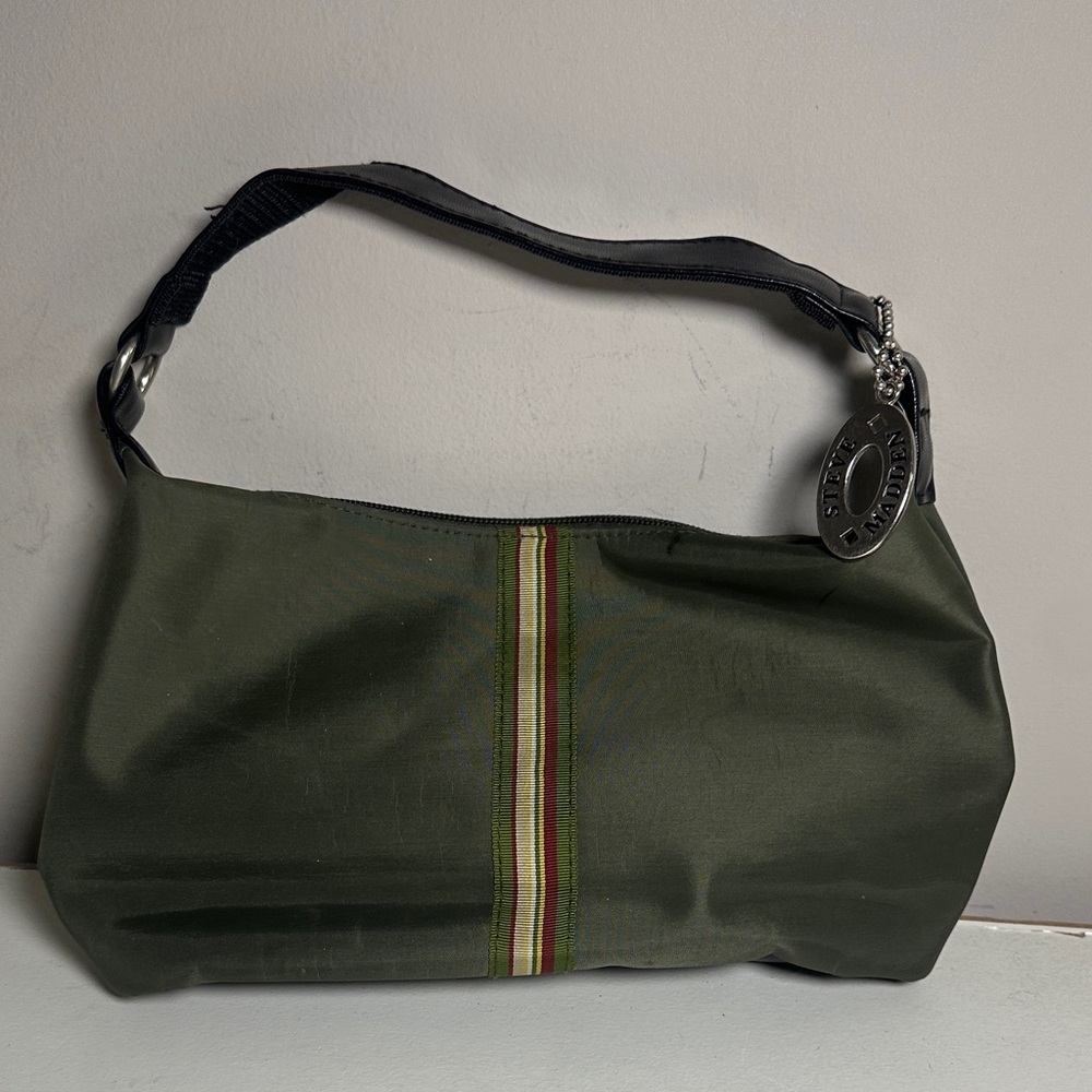 Steve Madden dark green and black Handbag